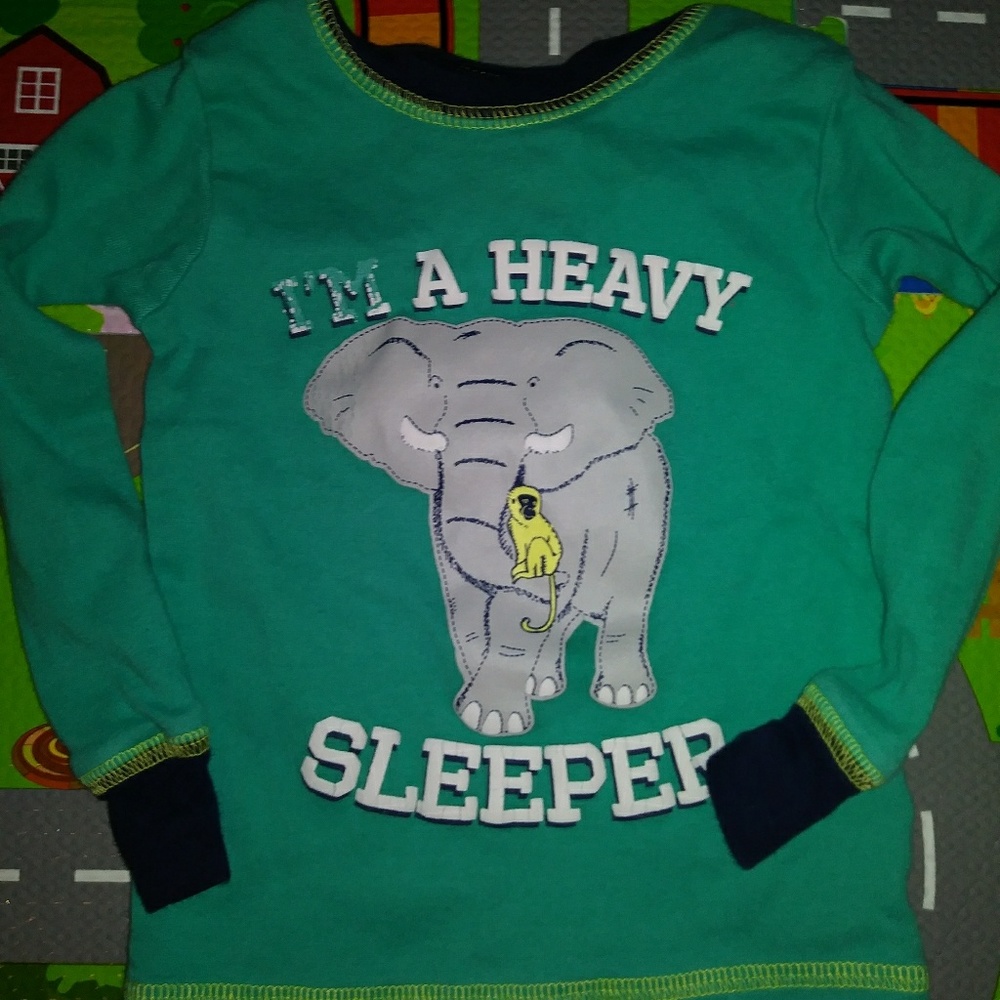 Carter's Elephant Pj long sleeve shirt